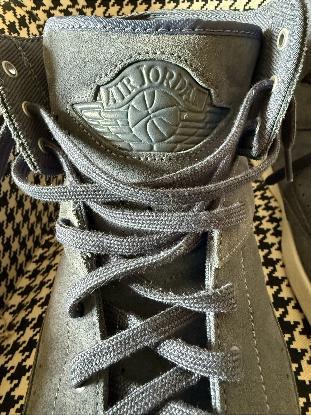 RARE Air Jordan 2 DECON Men's Navy Suede - White Sole. Size 14
